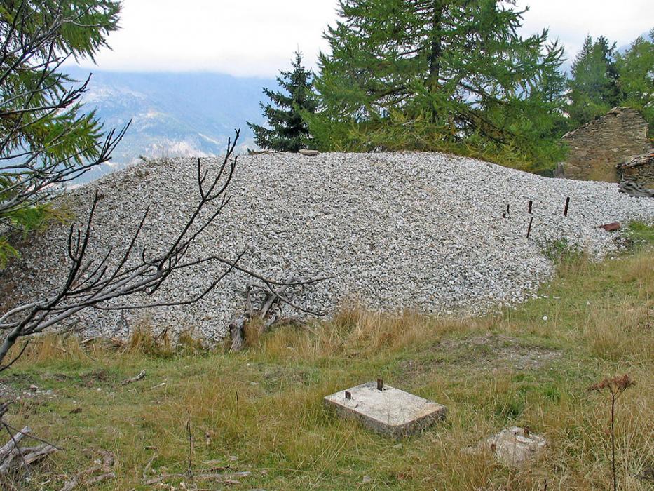 Ligne Maginot - PLAN à MARIN - (Abri) - Le chantier, les vestiges