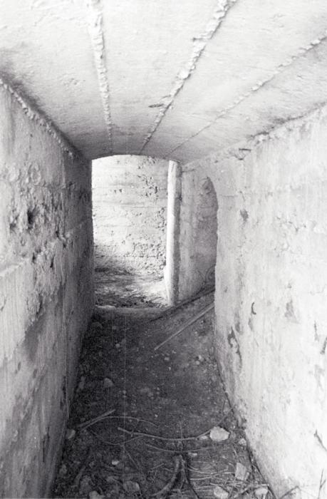 Ligne Maginot - SAINT ROCH (SHR) - (Ouvrage d'artillerie) - La position (allemande ?) sur les dessus de l'ouvrage, flanquant le tunnel du tramway qui reliait Menton à Sospel.