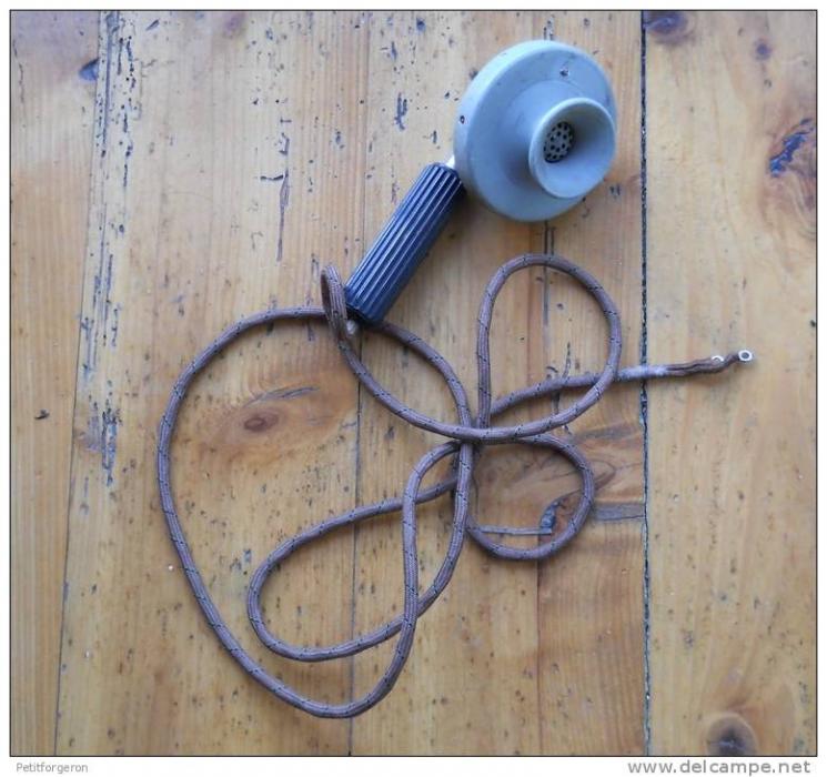 Ligne Maginot - Poste émetteur récepteur ER 40 - Microphone 