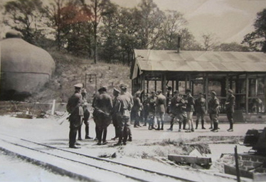 Ligne Maginot - KOBENBUSCH  - A13 - (Ouvrage d'artillerie) - Photo prise lors de la reddition de l'ouvrage