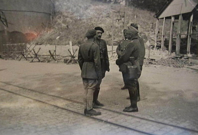 Ligne Maginot - KOBENBUSCH  - A13 - (Ouvrage d'artillerie) - Photo prise lors de la reddition de l'ouvrage