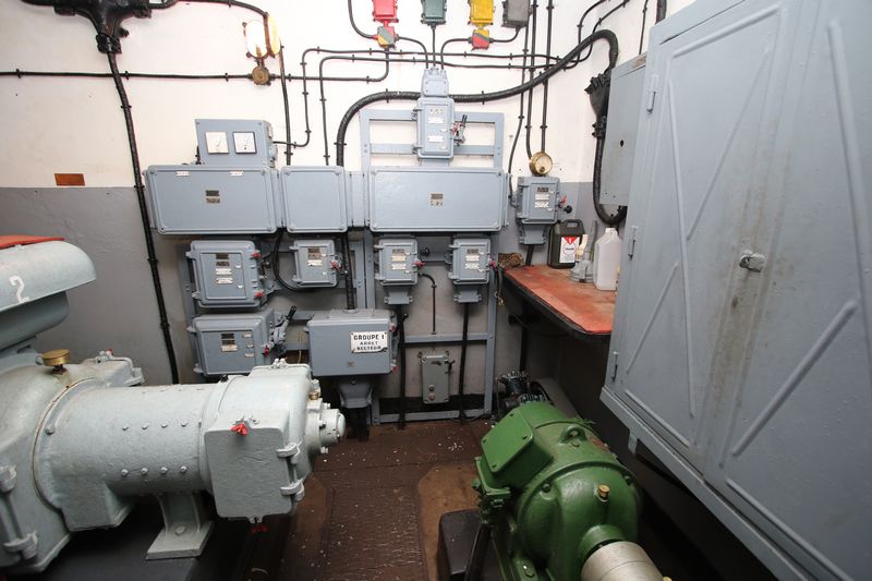 Ligne Maginot - BOIS KARRE - A12 - (Ouvrage d'infanterie) - L'usine électrique 
Le tableau  électrique général de l'ouvrage