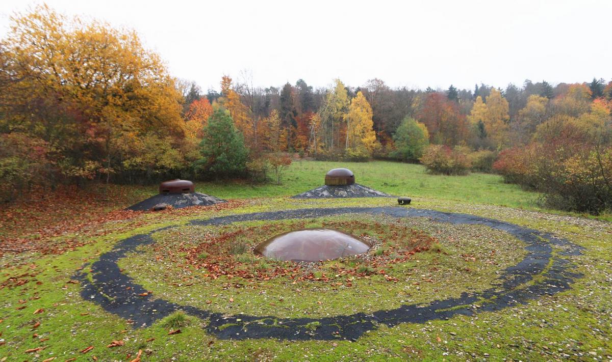Ligne Maginot - HOCHWALD - (Ouvrage d'artillerie) - Bloc 14
Tourelle de 135 mm