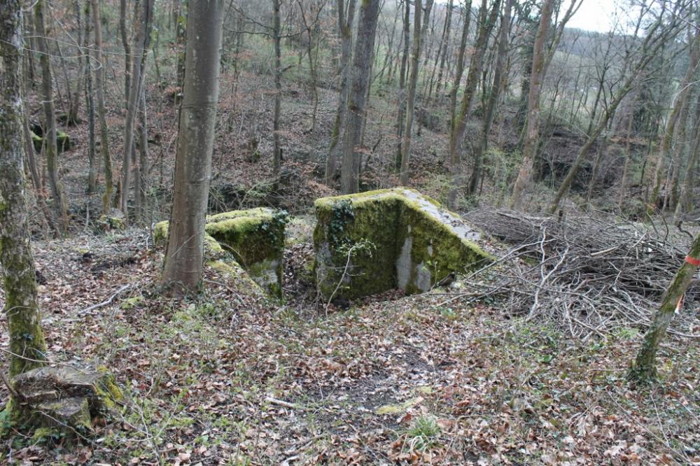 Ligne Maginot - GRAND BOIS 5 - (Cuve pour arme d'infanterie) - L'encuvement