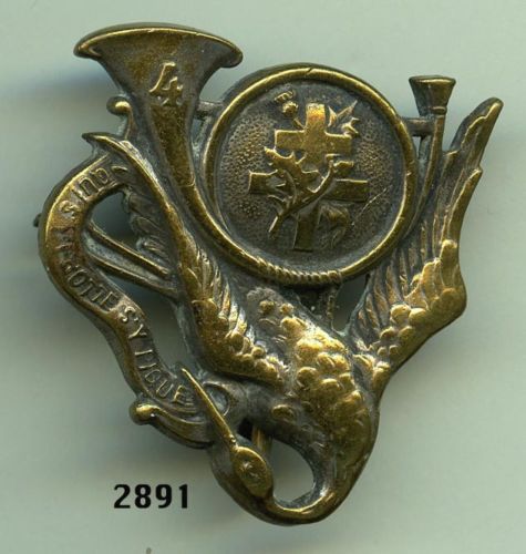 Ligne Maginot - HETTENSCHLAG 1 - (Blockhaus pour arme infanterie) - Insigne du 4° BCP - 42RIF