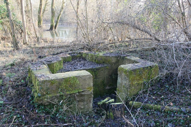 Ligne Maginot - BIERGRUND - (Cuve pour arme d'infanterie) - Plateforme pour fusil mitrailleur - GRUBER Franck