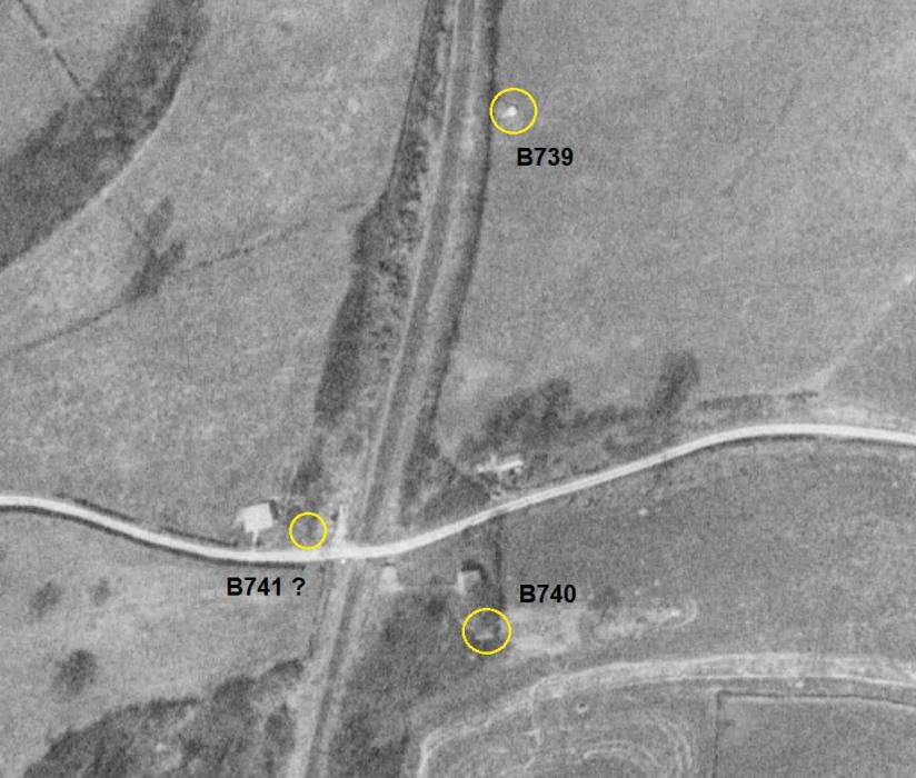 Ligne Maginot - B740 - TRIEUX HANNOY - (Blockhaus pour canon) -  - IGN - Géoportail 1969