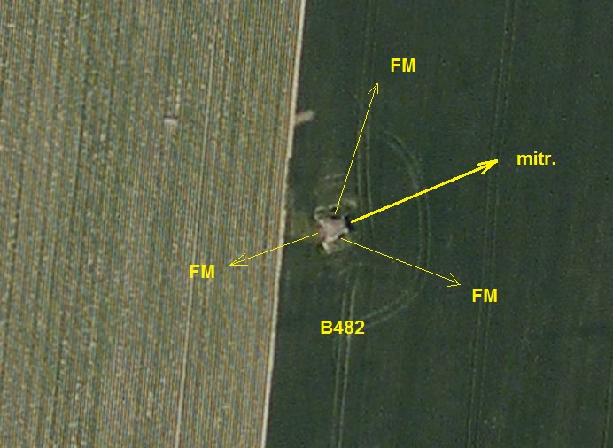 Ligne Maginot - B482 - SAINT DRUON (PDS) - (Abri actif) - Vu de l'espace.