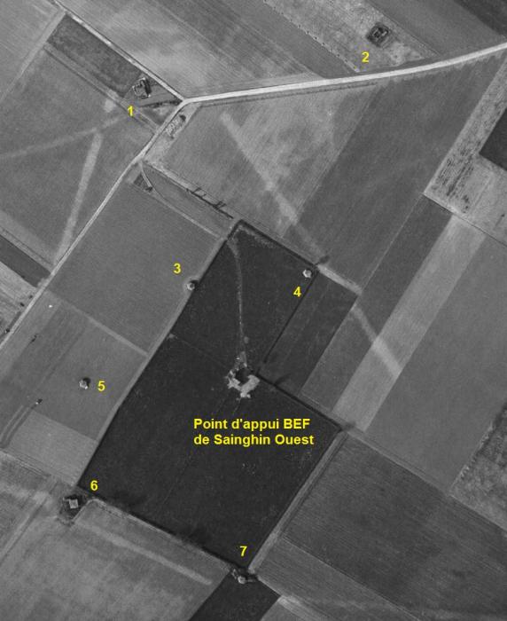 Ligne Maginot - BEF 158 - SAINGHIN Ouest 2 (Blockhaus pour canon) - 