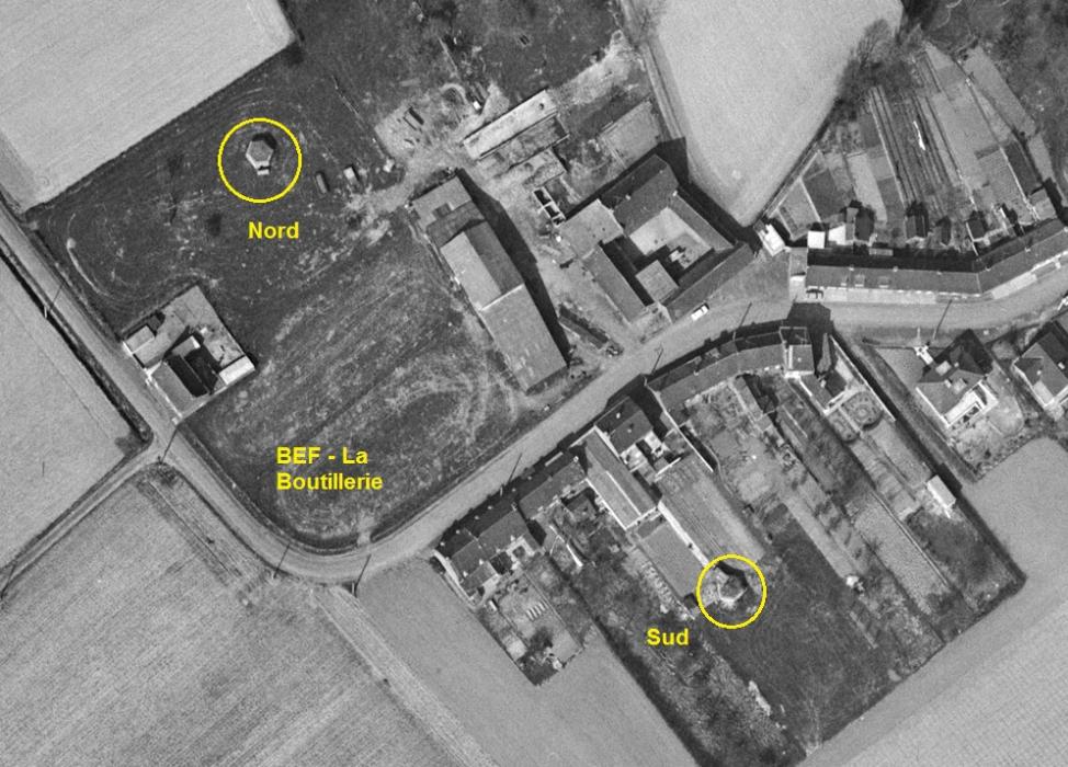 Ligne Maginot - BEF 688 - La BOUTILLERIE Sud (Blockhaus pour arme infanterie) -  - IGN - Géoportail 1965