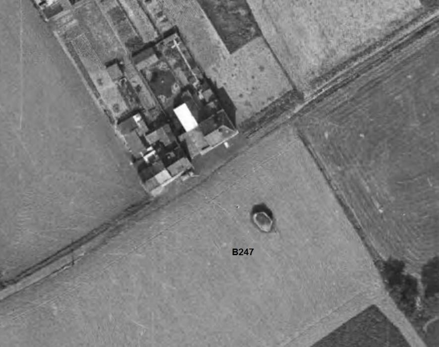 Ligne Maginot - B247 - FERME CALLENS (Blockhaus pour canon) -  - IGN - Géoportail 1962