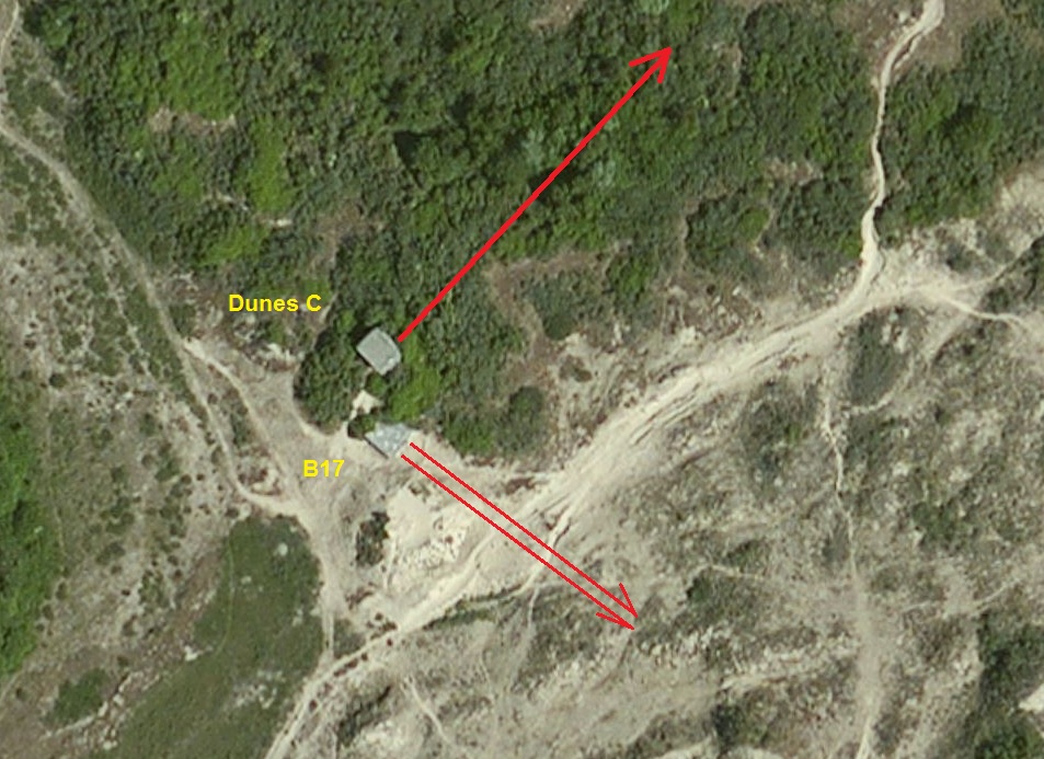 Ligne Maginot - DUNES CENTRE - (Blockhaus pour canon) -  - Bing Sat