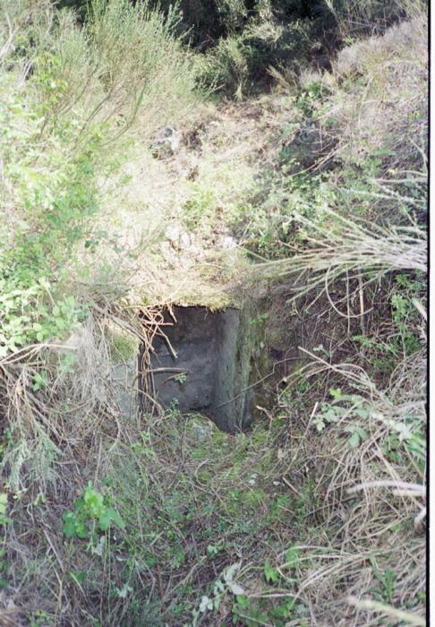 Ligne Maginot - Blockhaus SAINT OUEN Nord - L'entrée