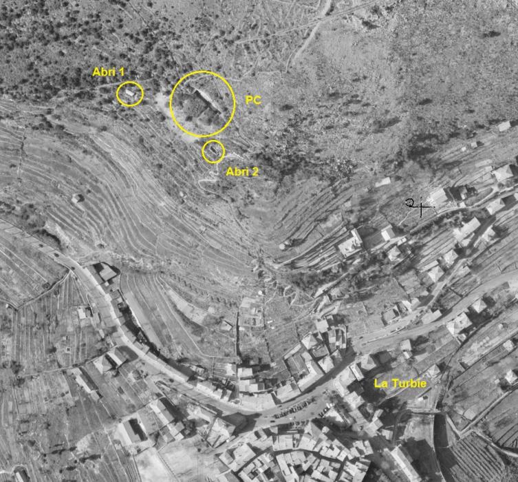 Ligne Maginot - LA TURBIE (SOUS-SECTEUR CORNICHES - 58° DBAF) - (PC de Sous-Secteur) - 