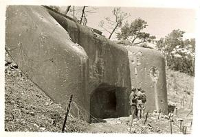 Ligne Maginot - CAP MARTIN - (Ouvrage d'artillerie) - Le bloc 2 après la bataille de Menton