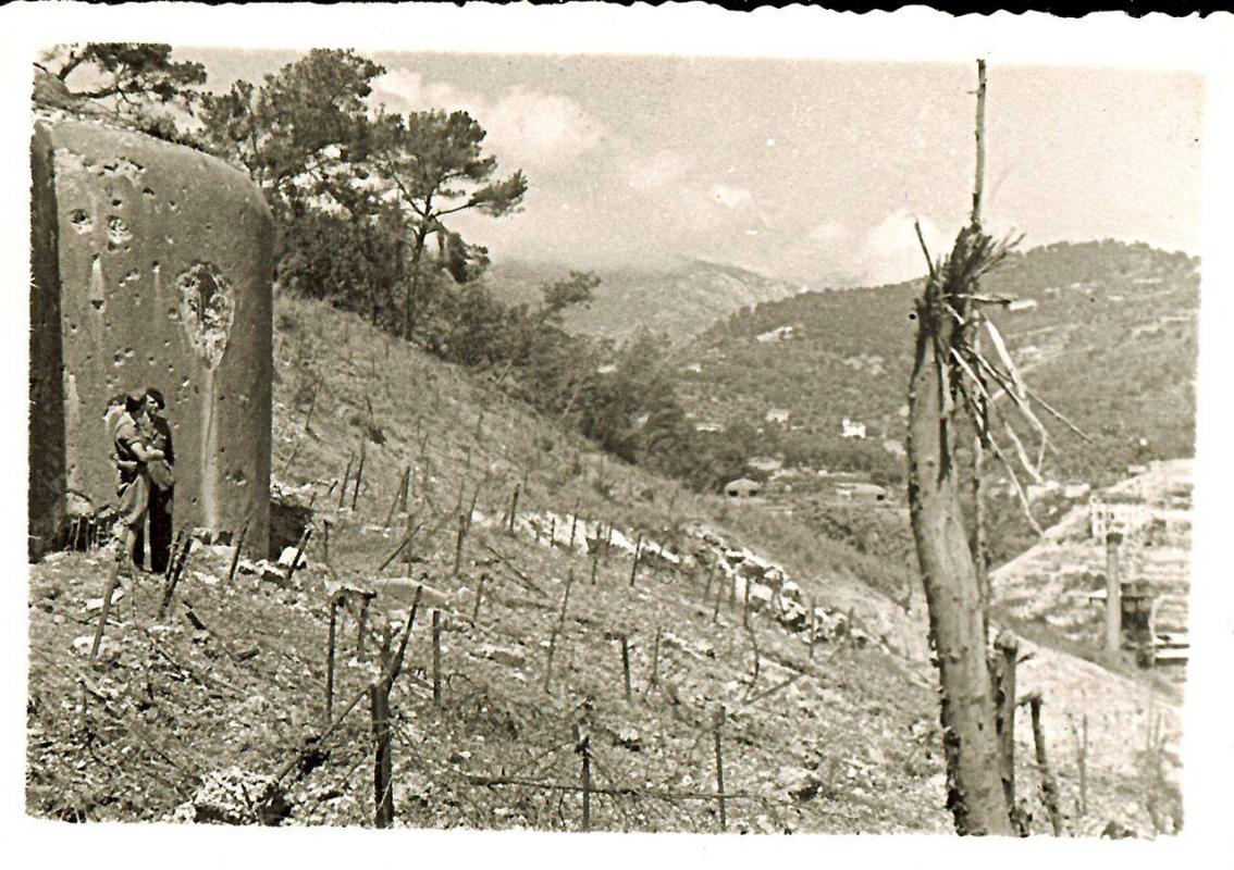 Ligne Maginot - CAP MARTIN - (Ouvrage d'artillerie) - Le bloc 2 après la bataille de Menton