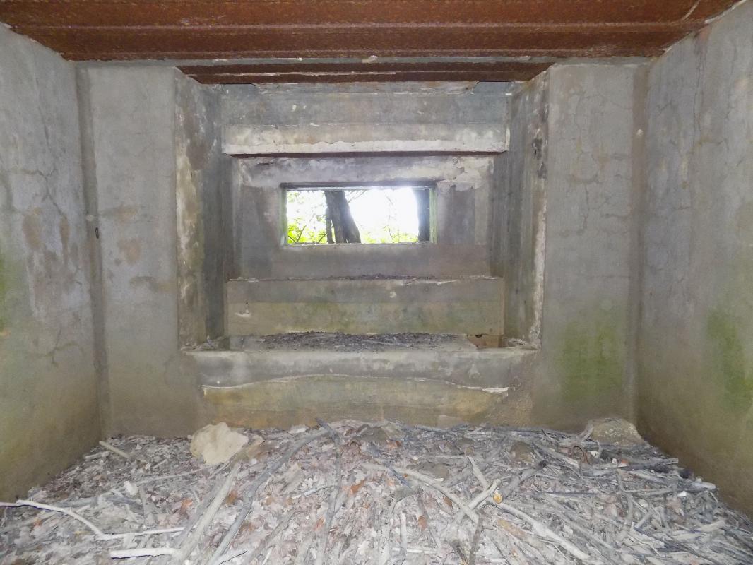 Ligne Maginot - FOND DE LA CHAUSSEE OUEST - (Blockhaus pour canon) - Créneau AC frontal 