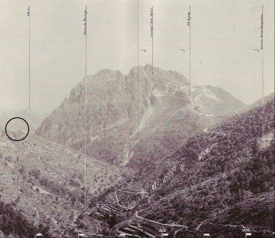 Ligne Maginot - COL DES BANQUETTES (EO7) - (Abri actif) - Extrait de la photos panoramique - Inconnu