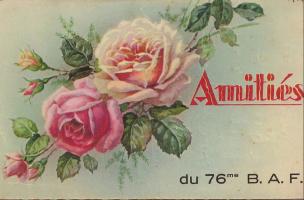 Ligne Maginot - Carte postale 76° BAF - 