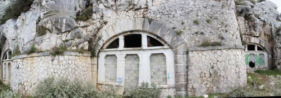 Ligne Maginot - Abri caverne de la TETE de CHIEN - Photo panoramique