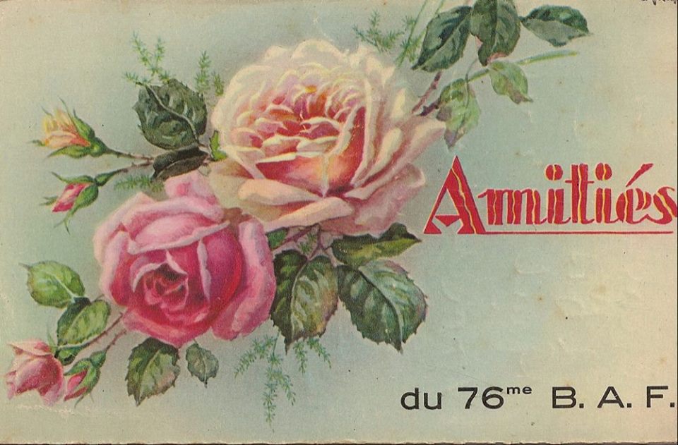 Ligne Maginot - Carte postale 76° BAF - 