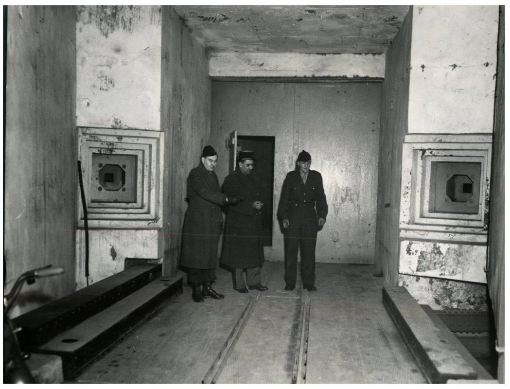 Ligne Maginot - HACKENBERG - A19 (Ouvrage d'artillerie) - L'ouvrage du Hackenberg lors de l'entretien après guerre - Inconnu - Presse