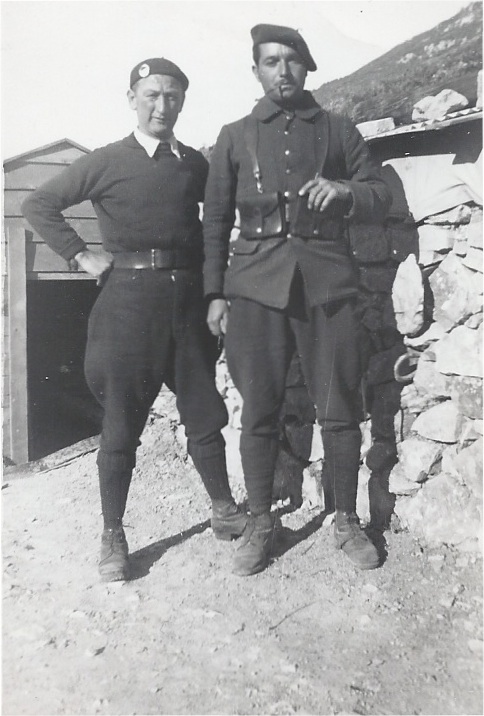 Ligne Maginot - Alpins du 86° BAF - Troupes coloniales - La 'Casbah des Ortolans' à proximité de Sainte-Agnés