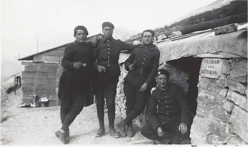 Ligne Maginot - Alpins du 86° BAF - Troupes coloniales - La 'Casbah des Ortolans' à proximité de Sainte-Agnés
