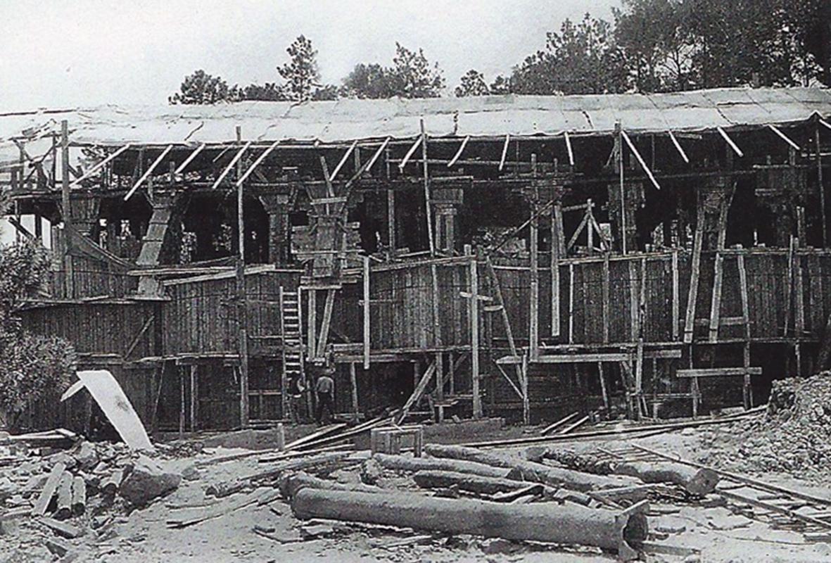 Ligne Maginot - ROQUEBRUNE - CORNILLAT - (Ouvrage d'artillerie) - La construction de l'ouvrage (1933)