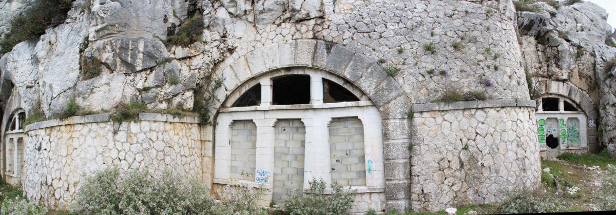 Ligne Maginot - Abri caverne de la TETE de CHIEN - Photo panoramique