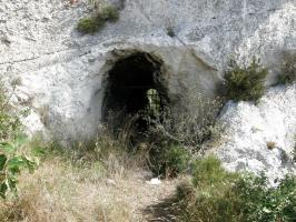 Ligne Maginot - TETE DE CHIEN - FORT MASSENA (6° BIE - 157° RAP) - (Position d'artillerie préparée) - Tunnel d'accès par le bas au magasin à poudre.
