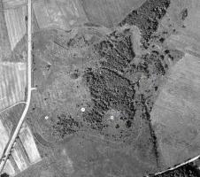 Ligne Maginot - SOETRICH - A11 - (Ouvrage d'artillerie) - Etat des avants en 1960.
Les blocs sont encore bien visibles.