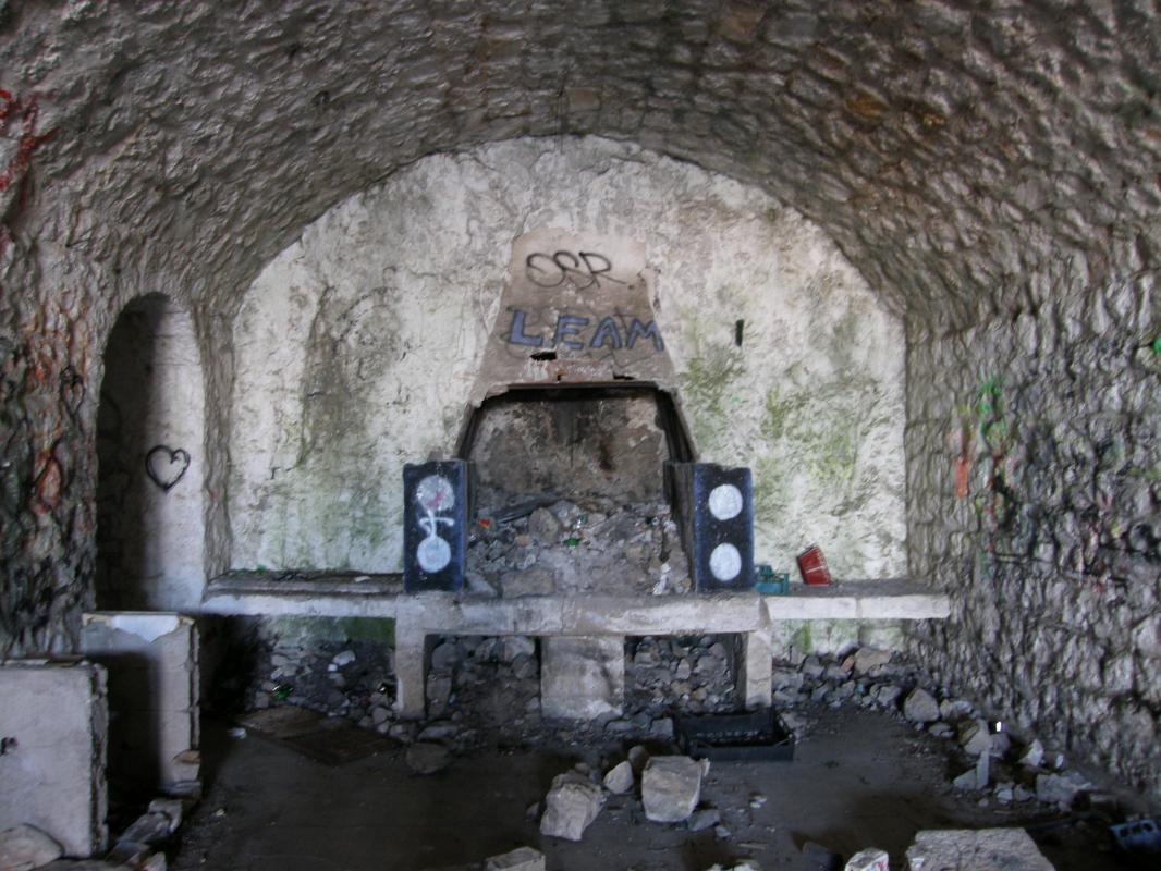 Ligne Maginot - Abri caverne de la TETE de CHIEN - Réfectoire (3)