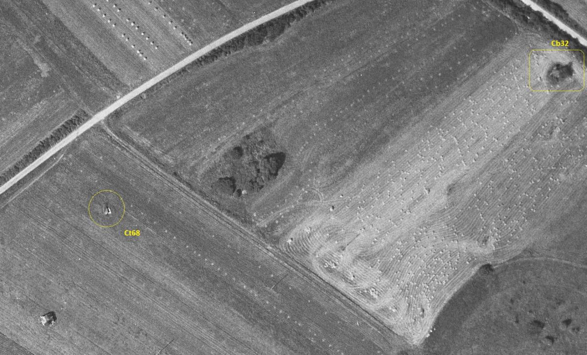 Ligne Maginot - Bloc pour tourelle démontable Ct68 et bloc Cb32 - La construction est visible en bord de route