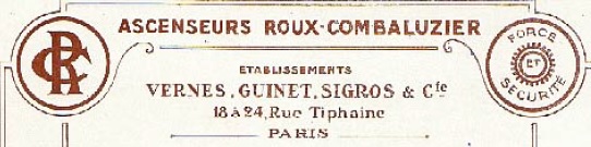 Ligne Maginot - Logo Roux-Combaluzier - 