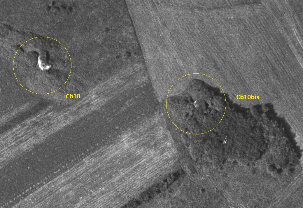 Ligne Maginot - Blockhaus de Cb10 et Cb10bis -  - IGN - Géoportail 1960