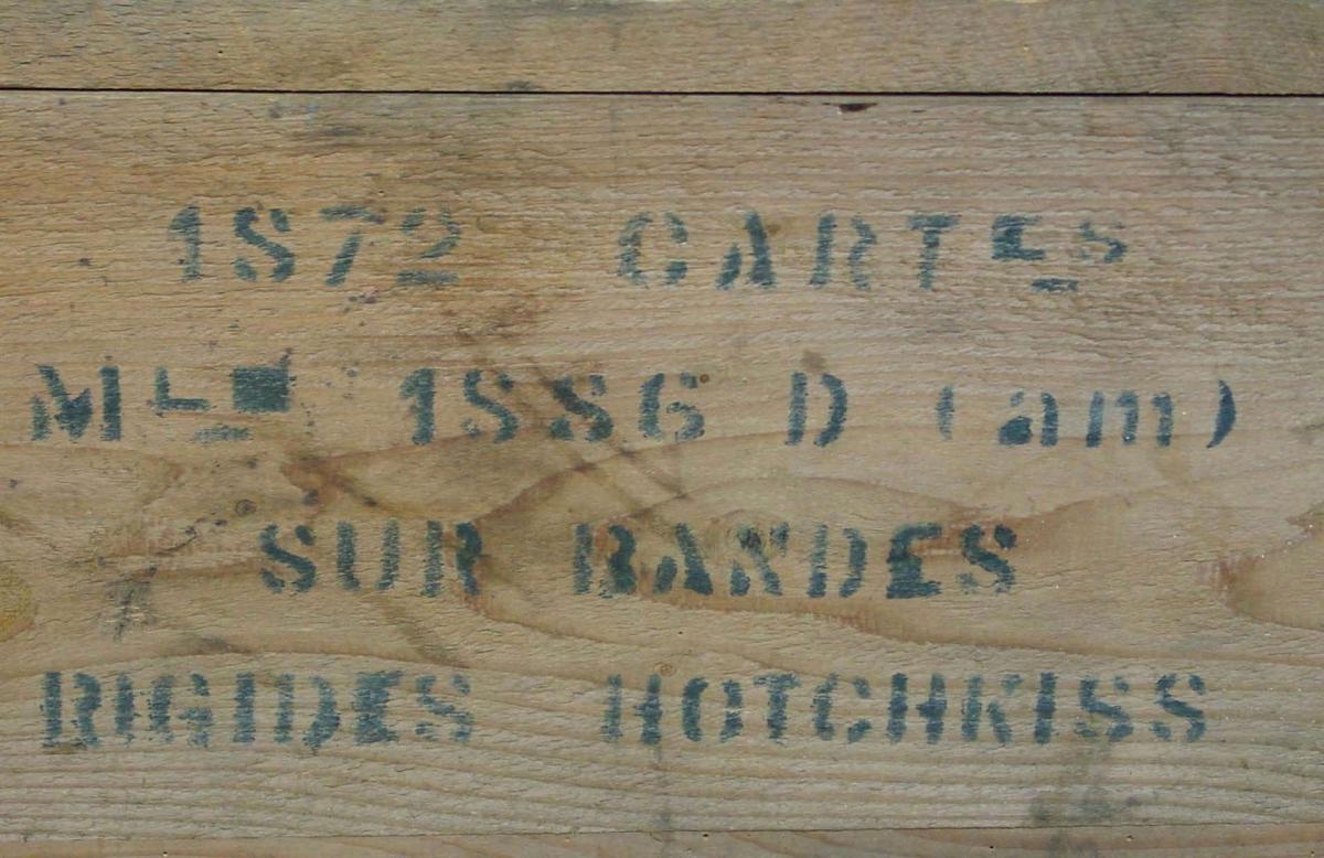 Caisse pour cartouches de 8 X50 