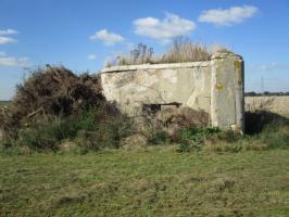 Ligne Maginot - BEF 323 - L'EPINETTE OUEST - (Blockhaus pour canon) - Face orientée côté est.