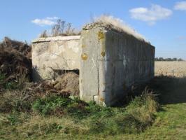 Ligne Maginot - BEF 323 - L'EPINETTE OUEST - (Blockhaus pour canon) - Face orientée côté est.