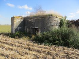 Ligne Maginot - BEF 323 - L'EPINETTE OUEST - (Blockhaus pour canon) - Face orientée côté sud-ouest.