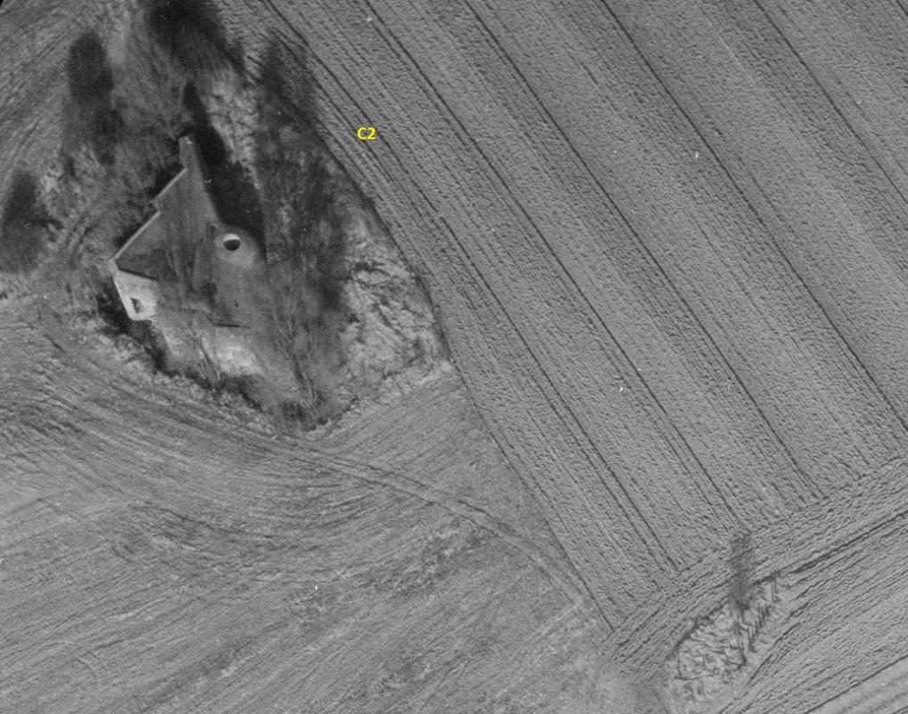 Ligne Maginot - CEZF-16 - C2 - CREHANGE SUD - (Blockhaus lourd type STG / STG-FCR - Double) - Sure cette photo de 1978, la casemate est parfaitement visible. Noter le puits de la cloche GFM C