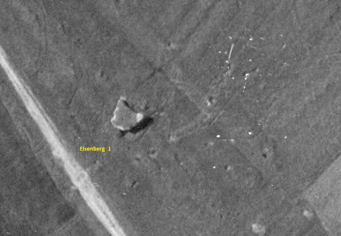 Ligne Maginot - ELSENBERG 1 - (Casemate d'infanterie) -  - IGN - Géoportail 1946