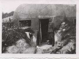 Ligne Maginot - PFAFFENSCHLICK SUD - (Blockhaus pour arme infanterie) - Photo d'époque, présumée comme étant une vue du  blockhaus du Pfaffenschlick Sud (marquage Pfaffenschlik au dos)