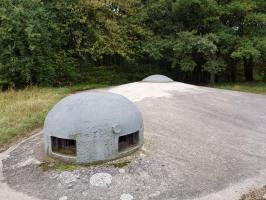 Ligne Maginot - BAMBESCH - A35 - (Ouvrage d'infanterie) - Bloc 1
Tourelle de mitrailleuses modifiée AM et cloche GFM