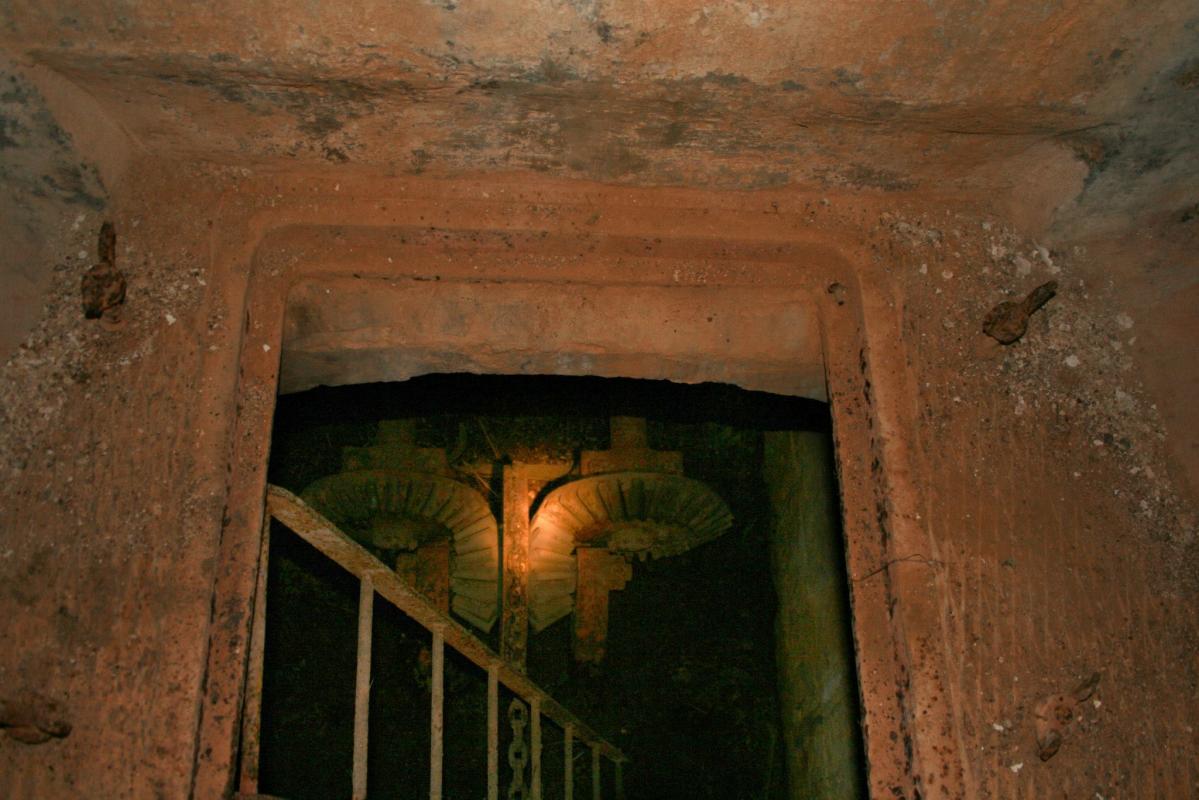 Ligne Maginot - TETE DE CHIEN - FORT MASSENA (6° BIE - 157° RAP) - (Position d'artillerie préparée) - Mécanisme d'éclipse du verrou