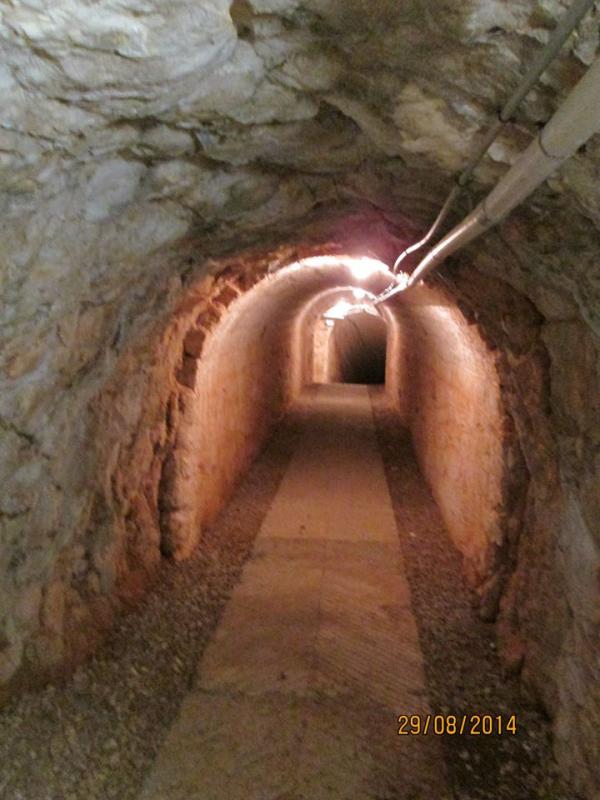 Ligne Maginot - TETE DE CHIEN - FORT MASSENA (6° BIE - 157° RAP) - (Position d'artillerie préparée) - Une des nombreuses galeries