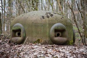 Ligne Maginot - BOIS DE LAUDREFANG SUD - C77 - (Casemate d'infanterie - Simple) - cloche GFM type A modifiée type B