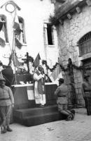 Ligne Maginot - BARBONNET - FORT SUCHET - (Ouvrage d'artillerie) - Messe dans le Fort Suchet, probablement fin septembre ou début octobre 1939.