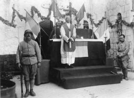 Ligne Maginot - BARBONNET - FORT SUCHET - (Ouvrage d'artillerie) - Messe dans le Fort Suchet, probablement fin septembre ou début octobre 1939.