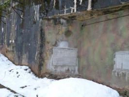 Ligne Maginot - SCHIESSECK - (Ouvrage d'artillerie) - Entrée munitions
Les créneaux murés